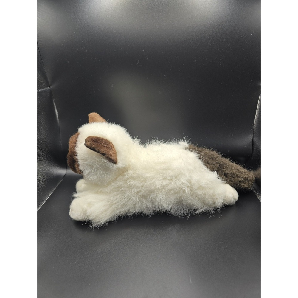 Aurora Siamese Himalayan Cat Plush Kitty Blue Eyes Long Fur Soft Stuffed Toy